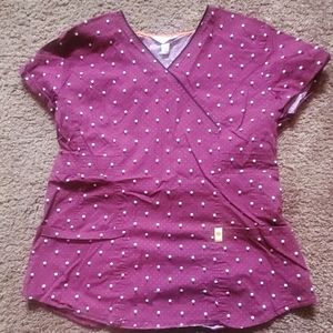 Happy Code scrub top